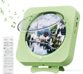 Green Portable CD Player with Bluetooth - Desktop Boombox