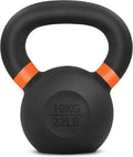 Yes4All Powder Coated Kettlebell 22 lb - Solid Cast Iron, Non-Slip
