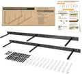 Heavy Duty Floating Shelf Bracket 32in (Pack 2) - Concealed Support