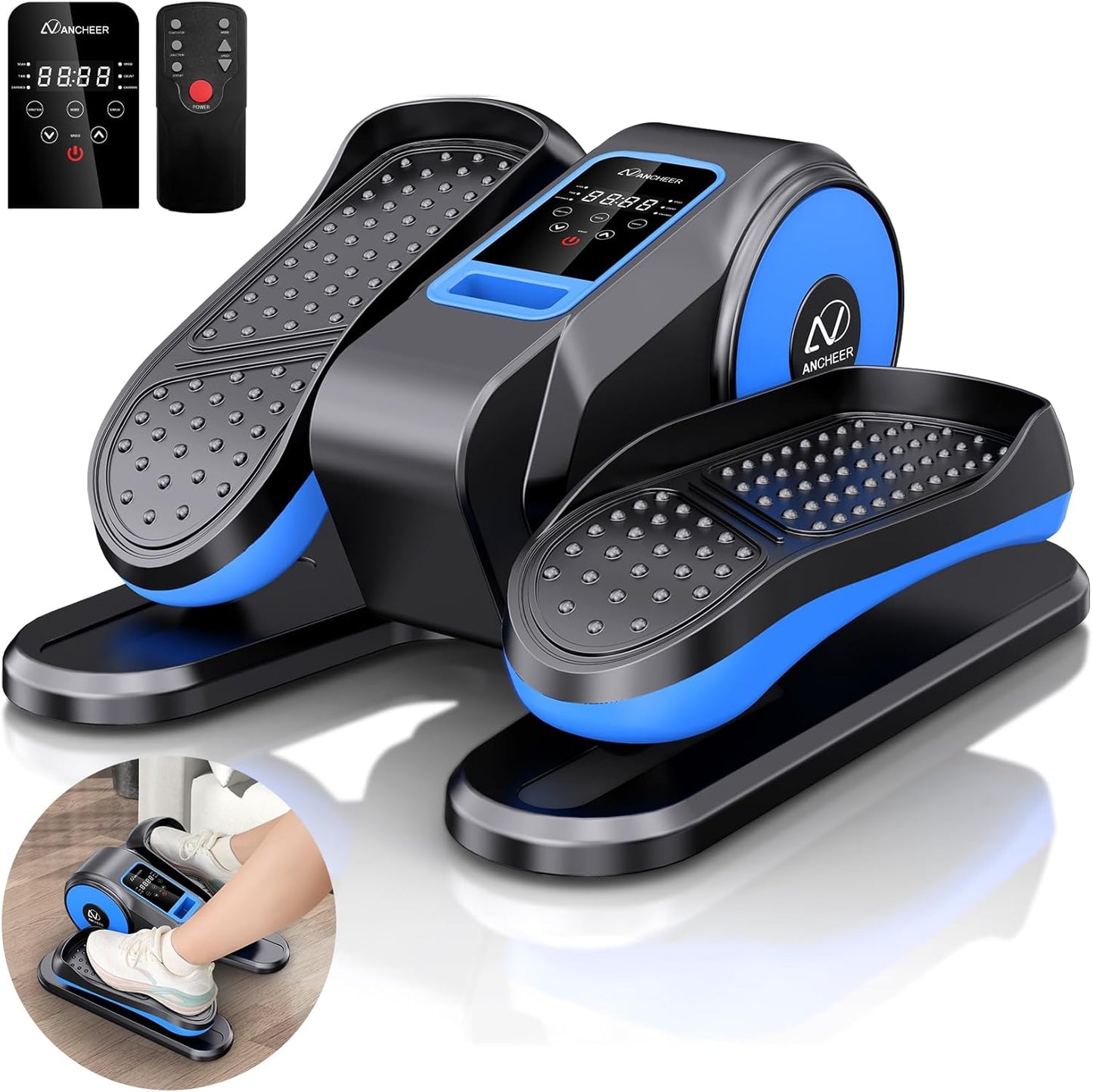 ANCHEER Quiet Seated Elliptical - 12 Speeds!