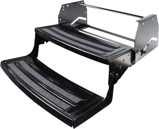 Lippert Radius 24in Double Manual RV Step Assembly for Safety