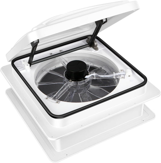 RV Roof Vent Fan 6-Speed-Reversible for Ultimate Comfort