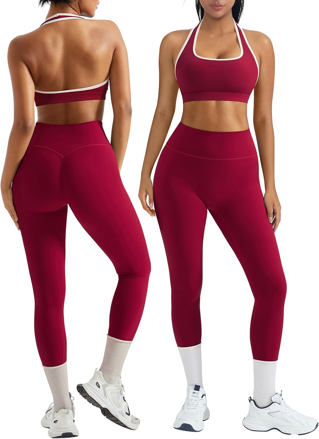 OMKAGI 2 Piece Workout Sets for Women: Stylish Gym Outfits