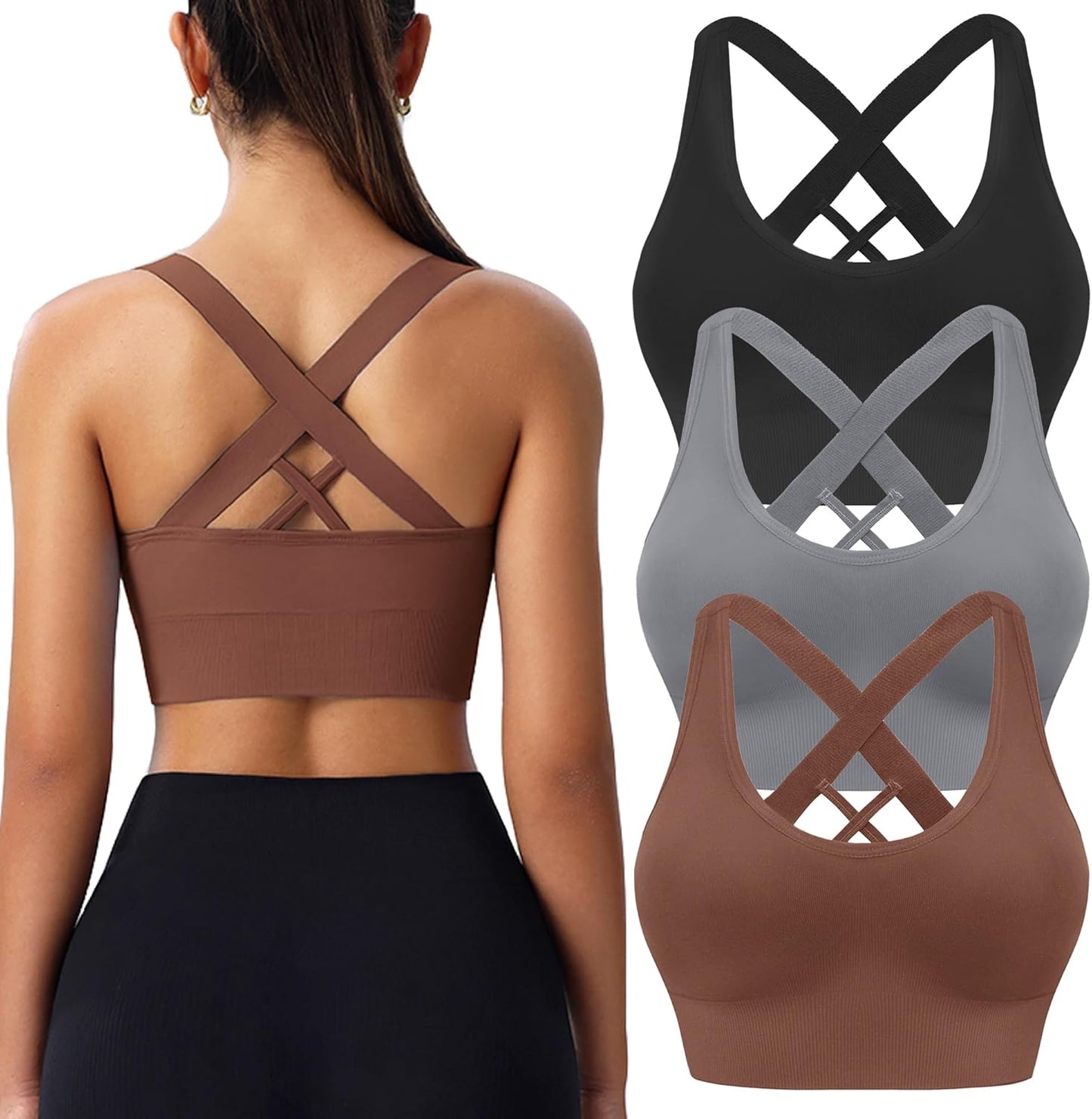 High Impact Sports Bras for Women by BLUELILY - Comfort & Style