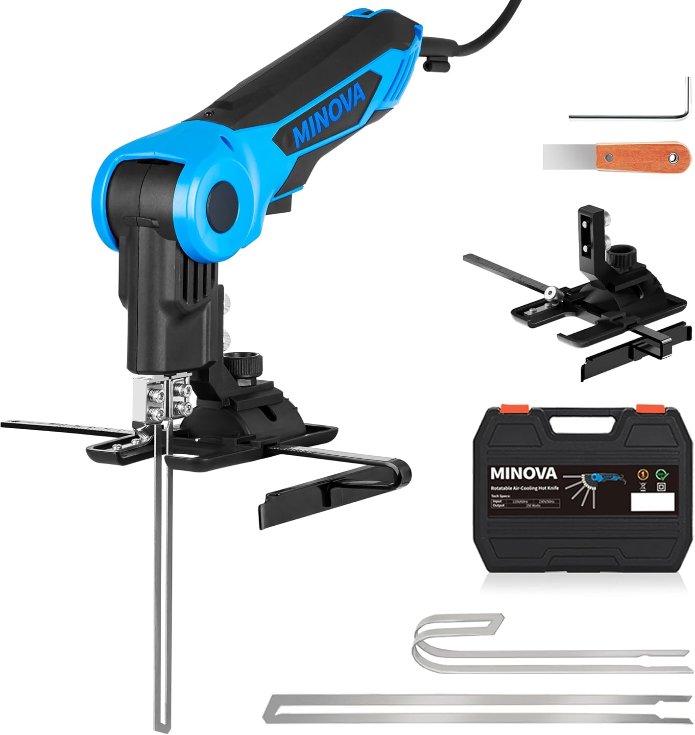 250W Rotatable Electric Hot Knife Foam Cutter Tool Kit Review