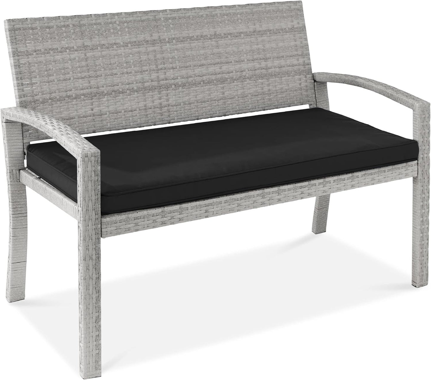 Best Choice Products Outdoor Bench for 2-Person Seating Comfort