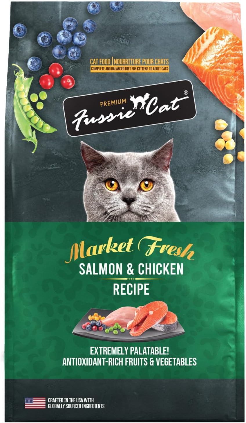 Fussie Cat Market Fresh Salmon & Chicken Dry Cat Food Review