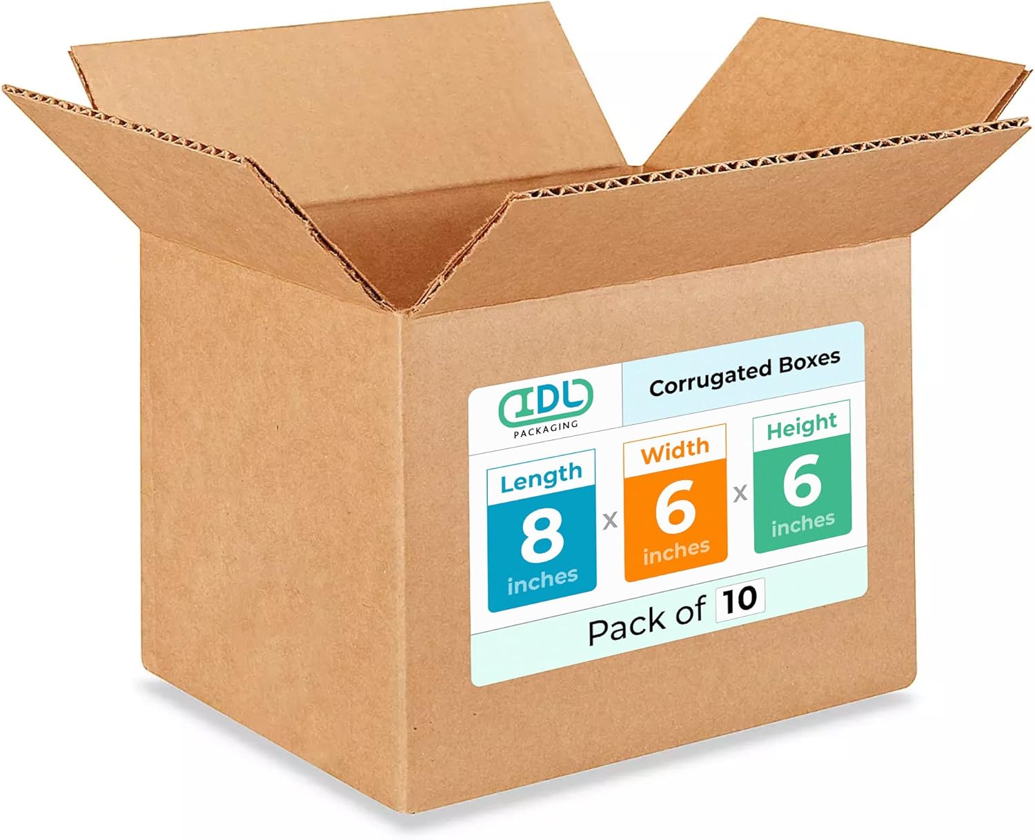 Small Moving & Shipping Boxes 8x6x6 inches - Extra Strength