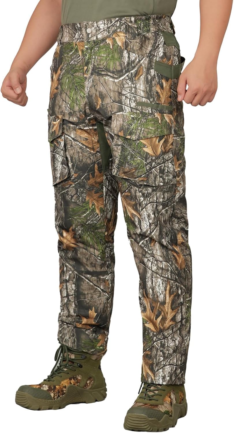 LOOGU Men's Water Resistant Tactical Pants for Outdoor Adventures