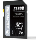 256GB V90 SDXC UHS-II SD Card - Fast 8K/4K Capture
