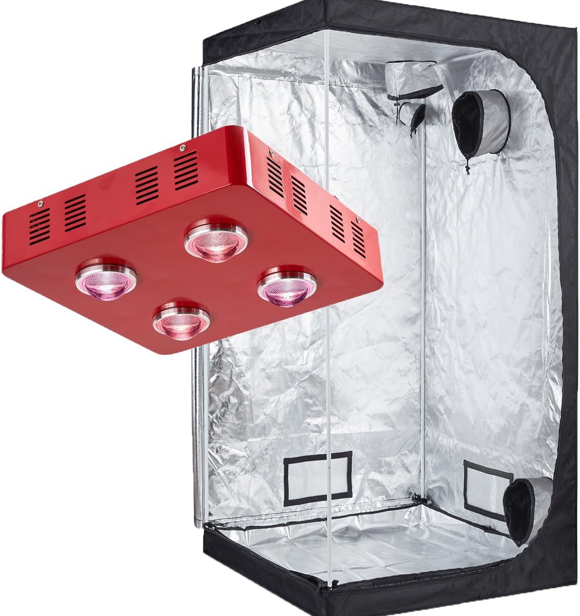 800W TopoLite LED Grow Light + Indoor Hydroponic Kit