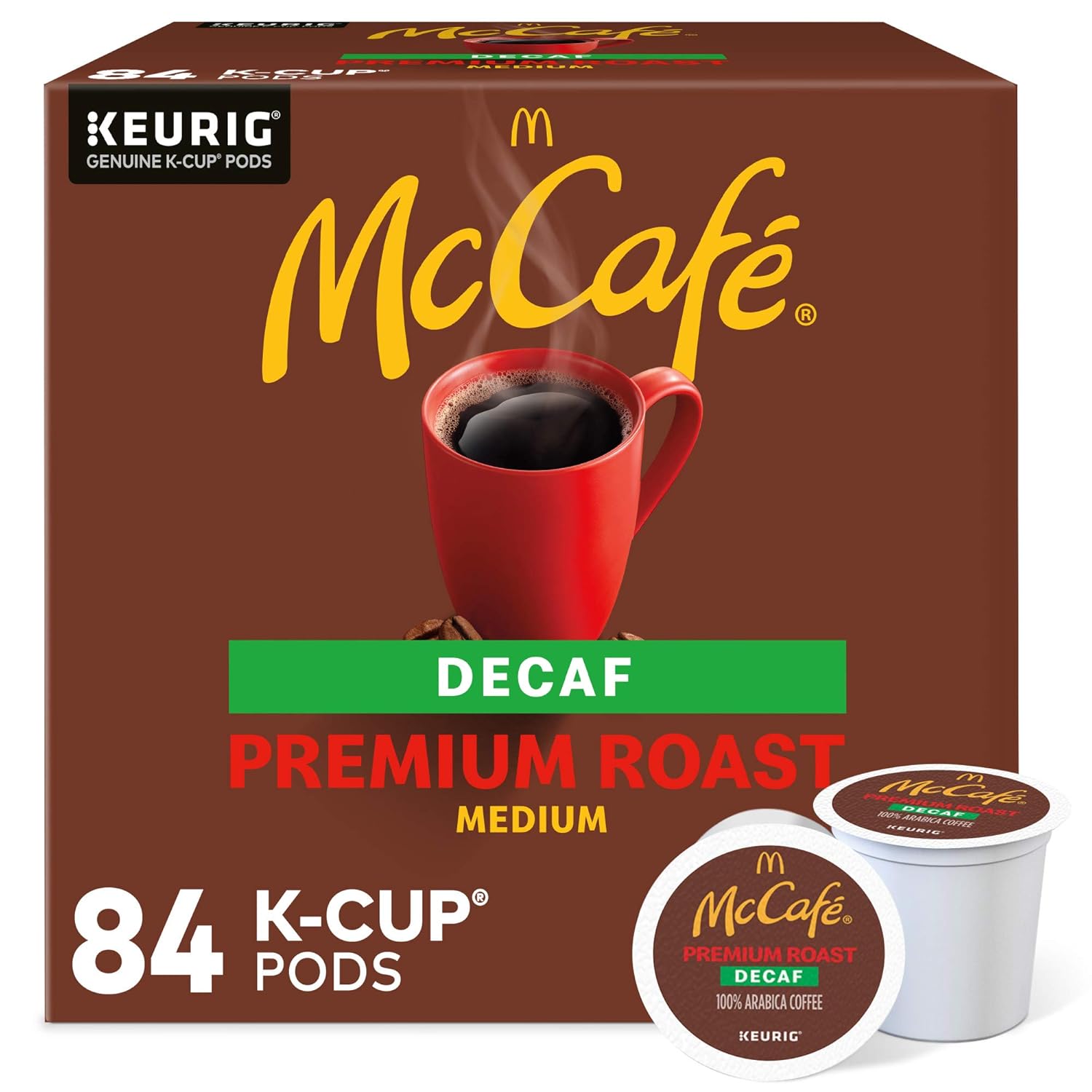 84-Count McCafe Decaf K-Cup Pods