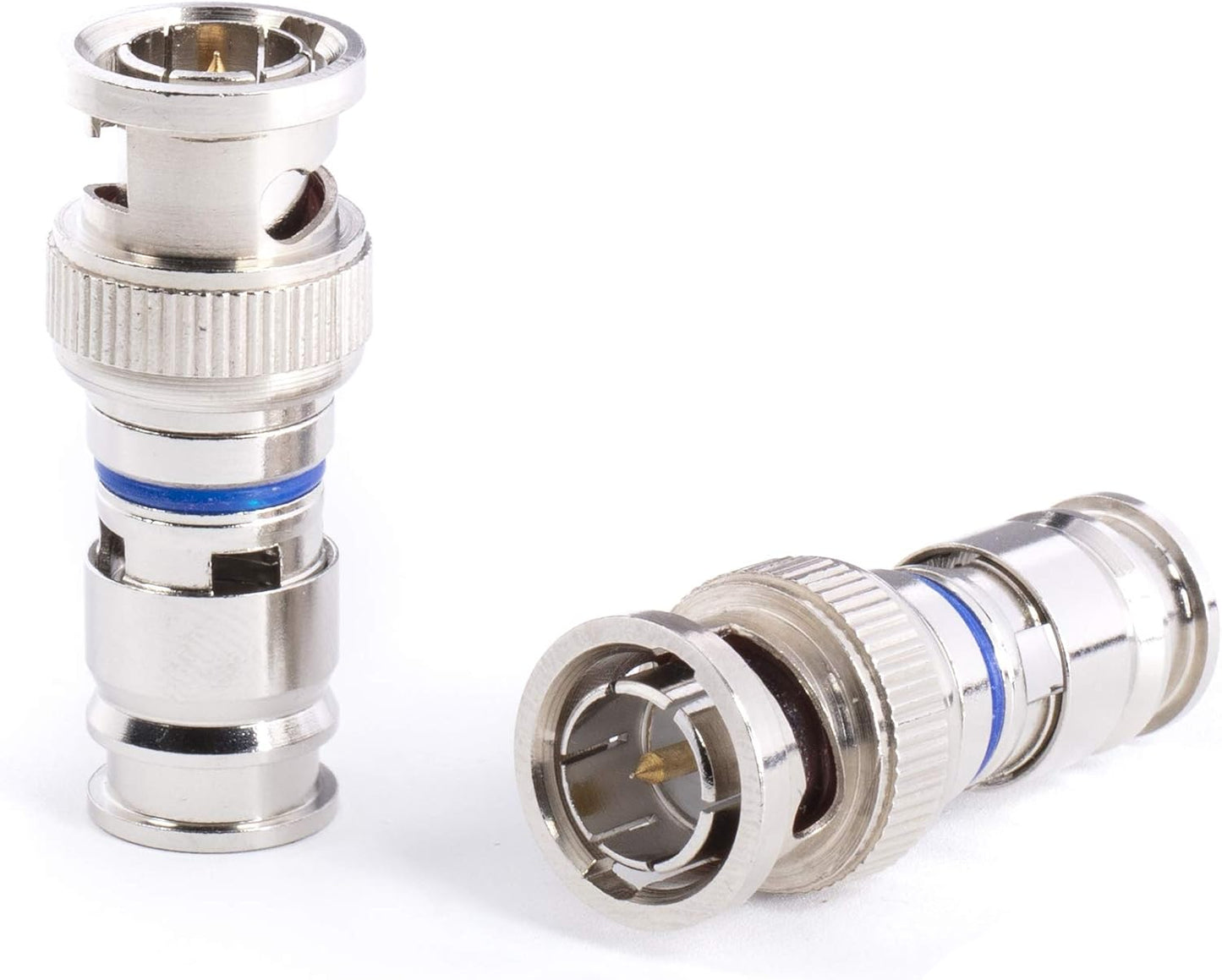 BNC Compression Connector for RG59 Coaxial Cable - 25 Pack
