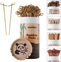 Fancy Biodegradable Bamboo Cocktail Picks (100pcs)