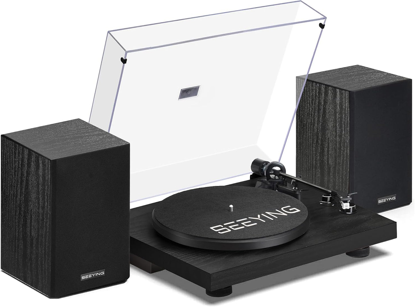 Record Player Vinyl Bluetooth Turntable with Hi-Fi Speakers