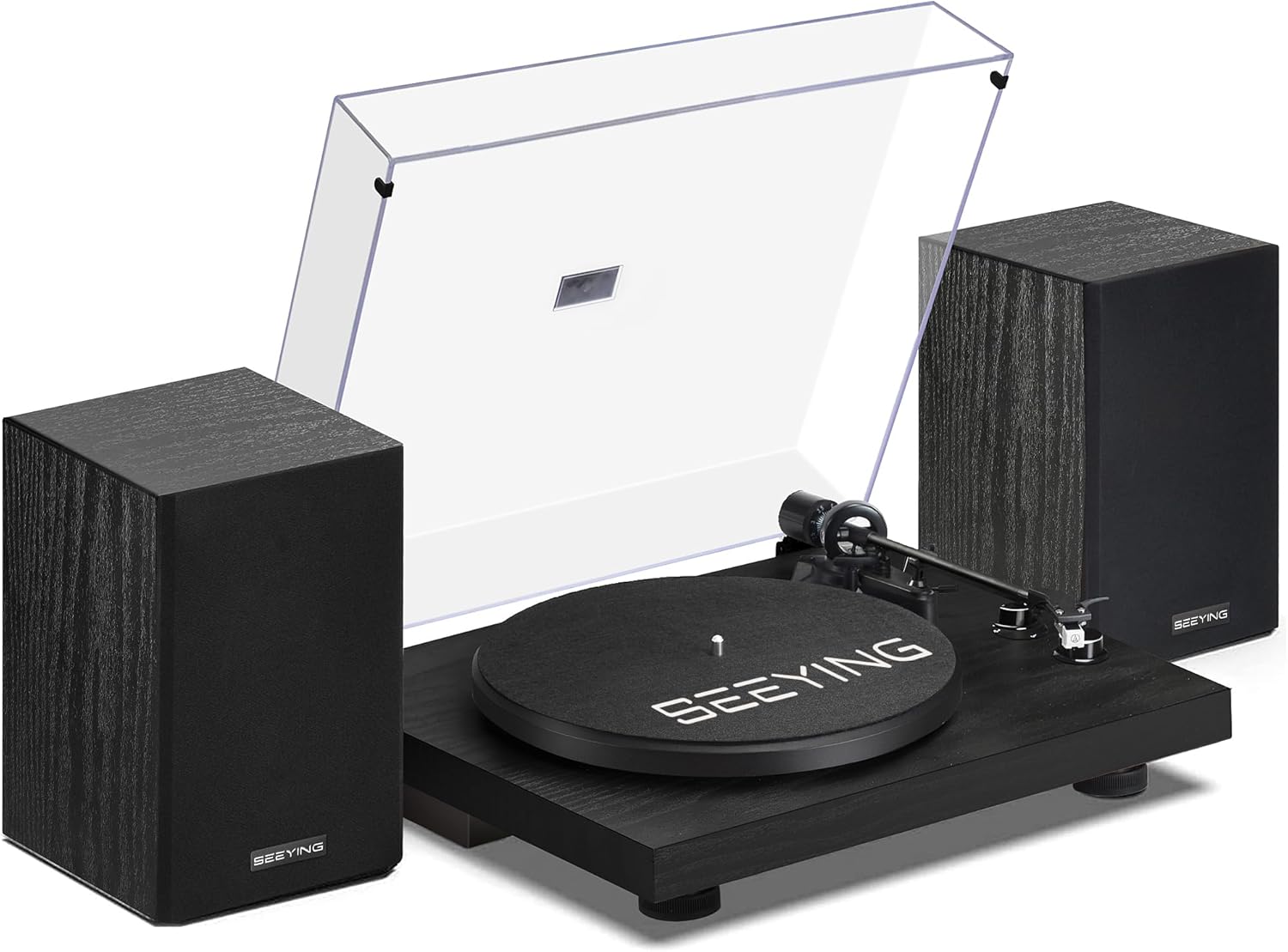 Record Player Vinyl Bluetooth Turntable with Hi-Fi Speakers