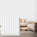 3D Slat Wall Panels 32 Pcs 12 x 12 in PVC - Textured Feature Wall