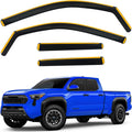 Shatterproof in-Channel Rain Guards for Toyota Tacoma 2024-2025