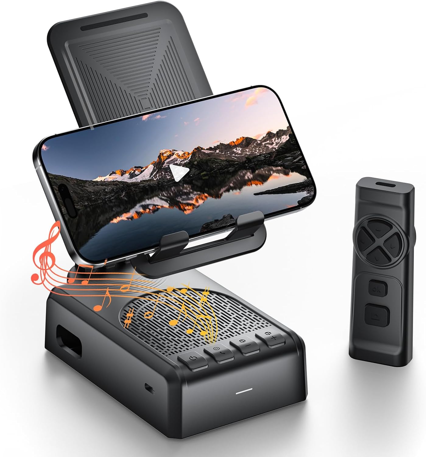 Portable Bluetooth Speaker and Phone Stand for All Occasions