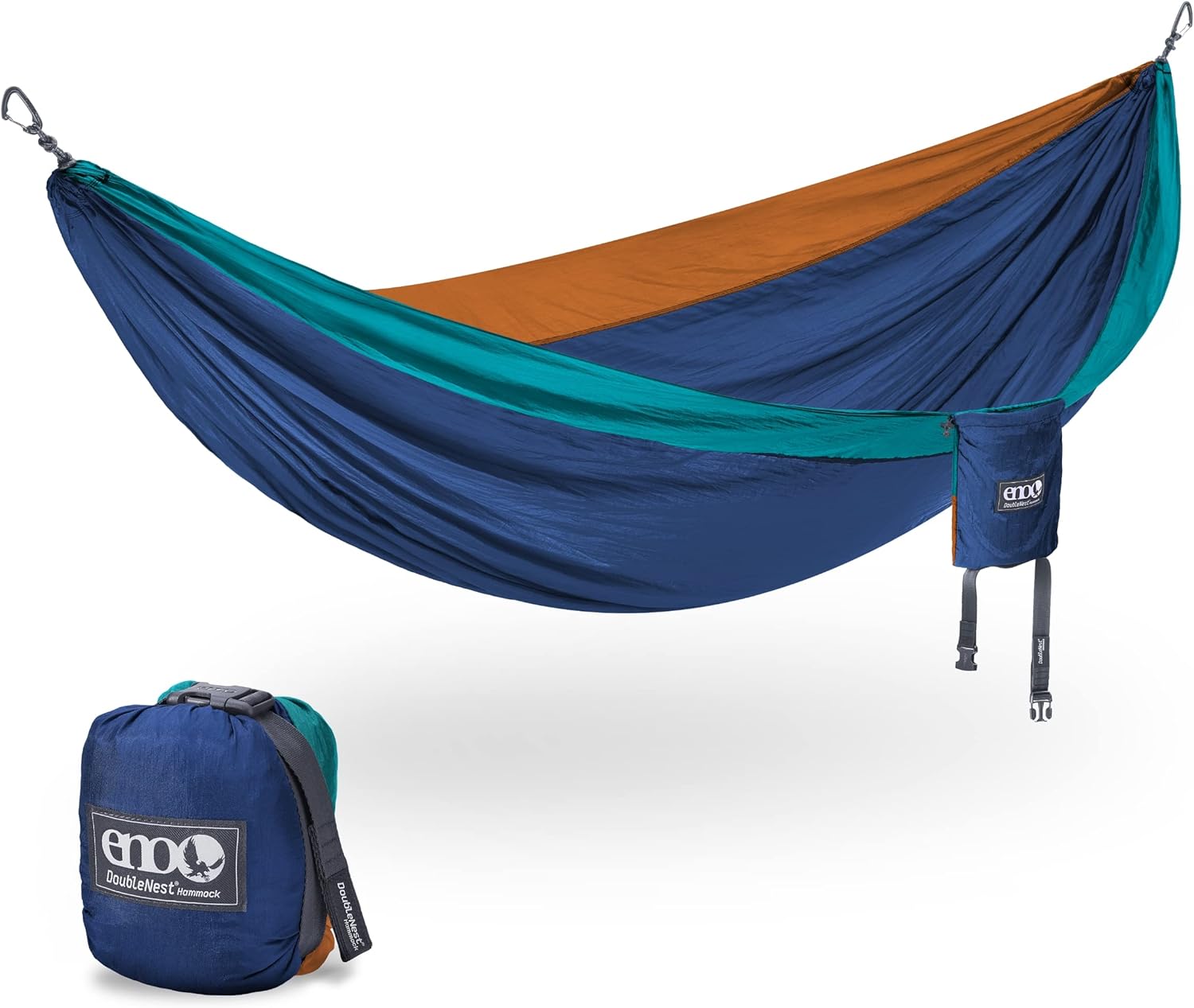 ENO Lightweight DoubleNest Hammock - Portable 2 Person