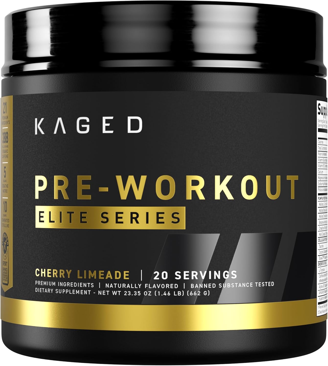 Kaged Pre Workout Elite Powder for Ultimate Energy & Focus