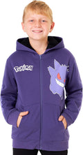 Pokemon Sherpa Fleece Hoodie for Boys and Teens Ages 7-14