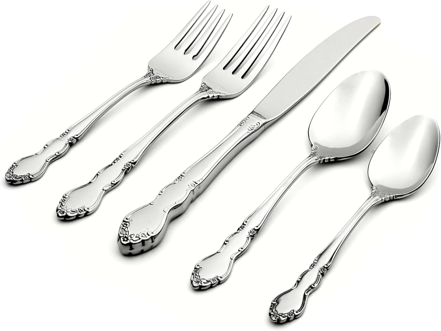 Oneida Dover 5-Piece Flatware Set for Elegant Dining Experience