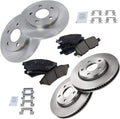 Front and Rear Brake Pad & Rotor Kit Compatible with 2005-08
