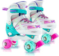 Adjustable Kids Roller Skates for Girls and Boys Ages 3-12 - Light-Up