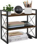 YINMIT Desktop Shelf Organizer 2-Tier Desk Shelf - Space-Saving