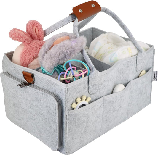 Portable XX-Large Baby Diaper Caddy - Stay Organized On-the-Go! 