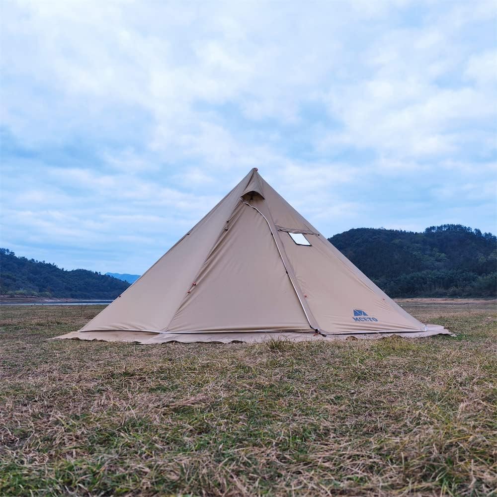 Spacious 8-Person Hot Tent with Stove Jack