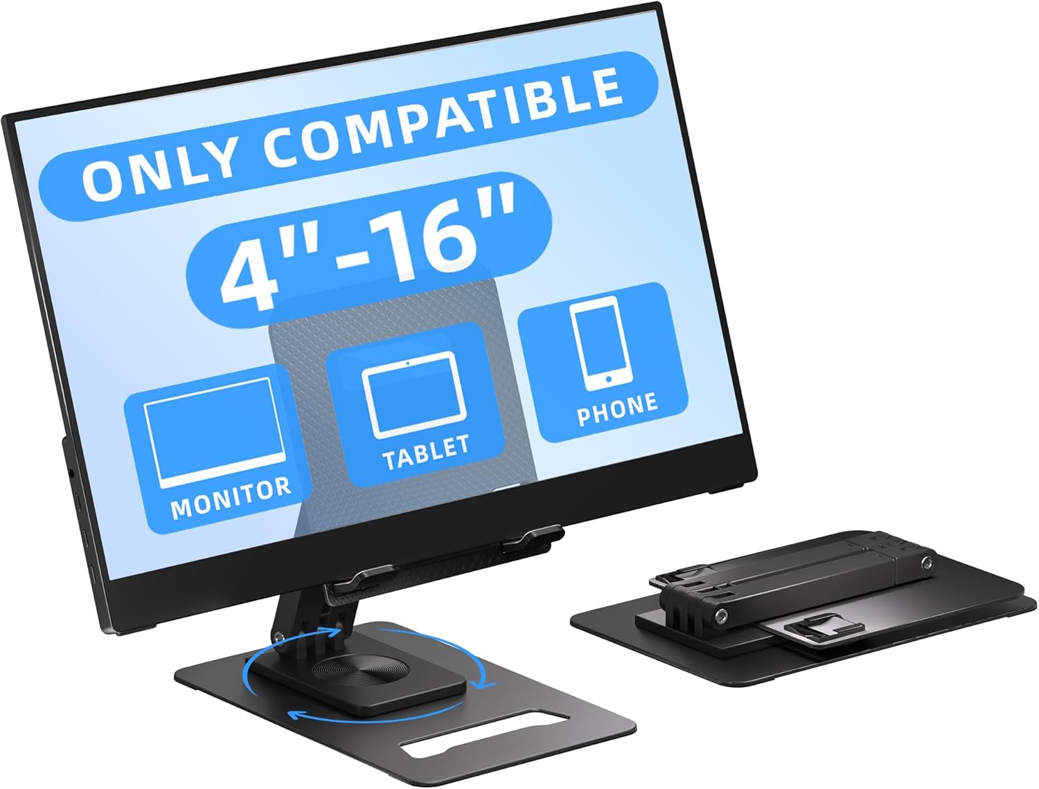 Ingnok Adjustable Tablet Stand - Portable & Versatile!