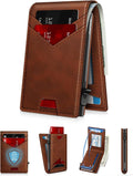 Wallet for Men with Slim Pop-Up Card Holder for 12-14 Cards - RFID
