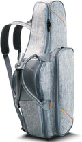 Alto Saxophone Case 2-in-1 Padded Backpack Gig Bag - Lightweight