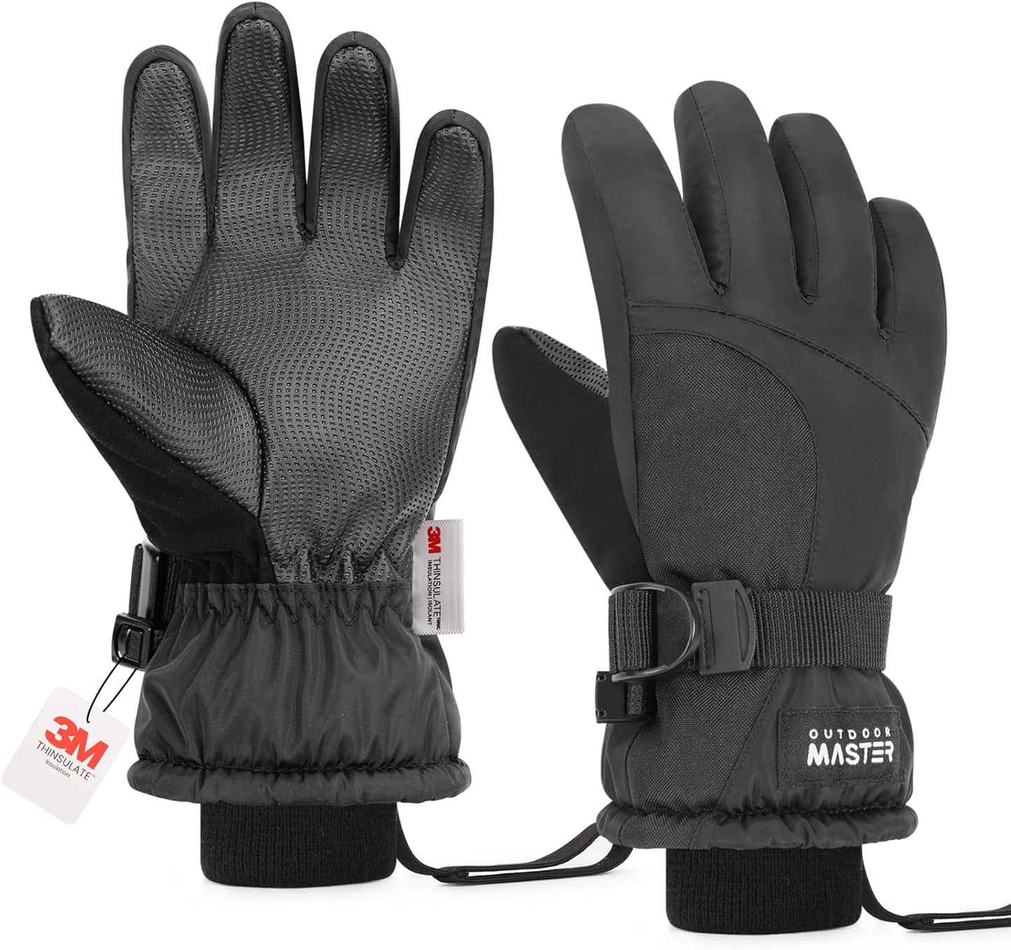 Kids 3M Thinsulate Ski Gloves - Warm & Waterproof!