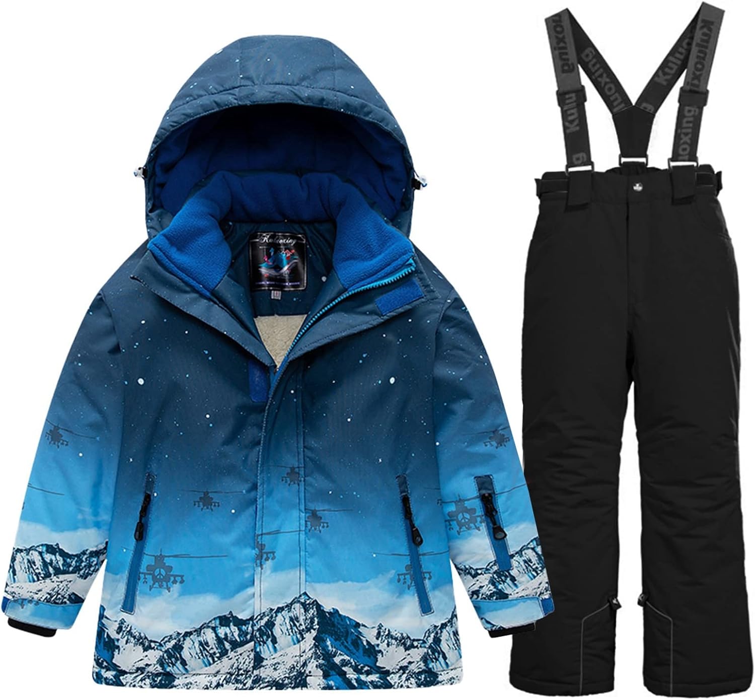 Boys Ski Jacket Snow Jacket Pants Suits for Winter Activities