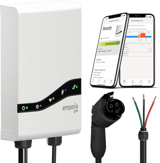 Emporia Pro Level 2 EV Charger - Fast Home Charging Solution