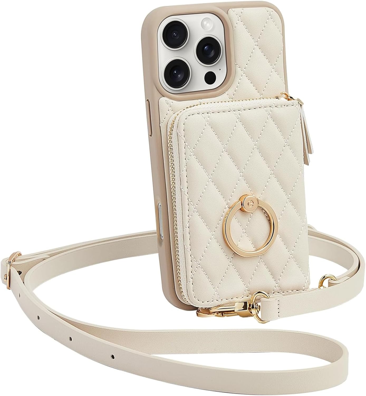 ZVE Wallet Case for iPhone 16 Pro Max with Card Holder and More