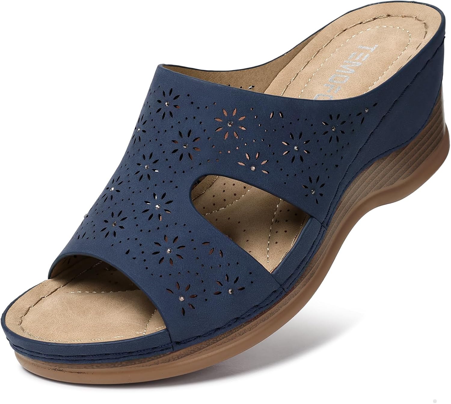 TEMOFON Women Wedge Sandals Dressy: Comfortable Summer Footwear