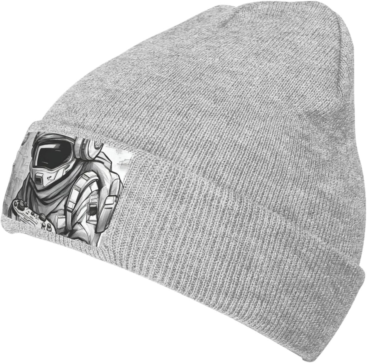 Sketch Style Gaming Print Beanie - Stay Warm in Style!