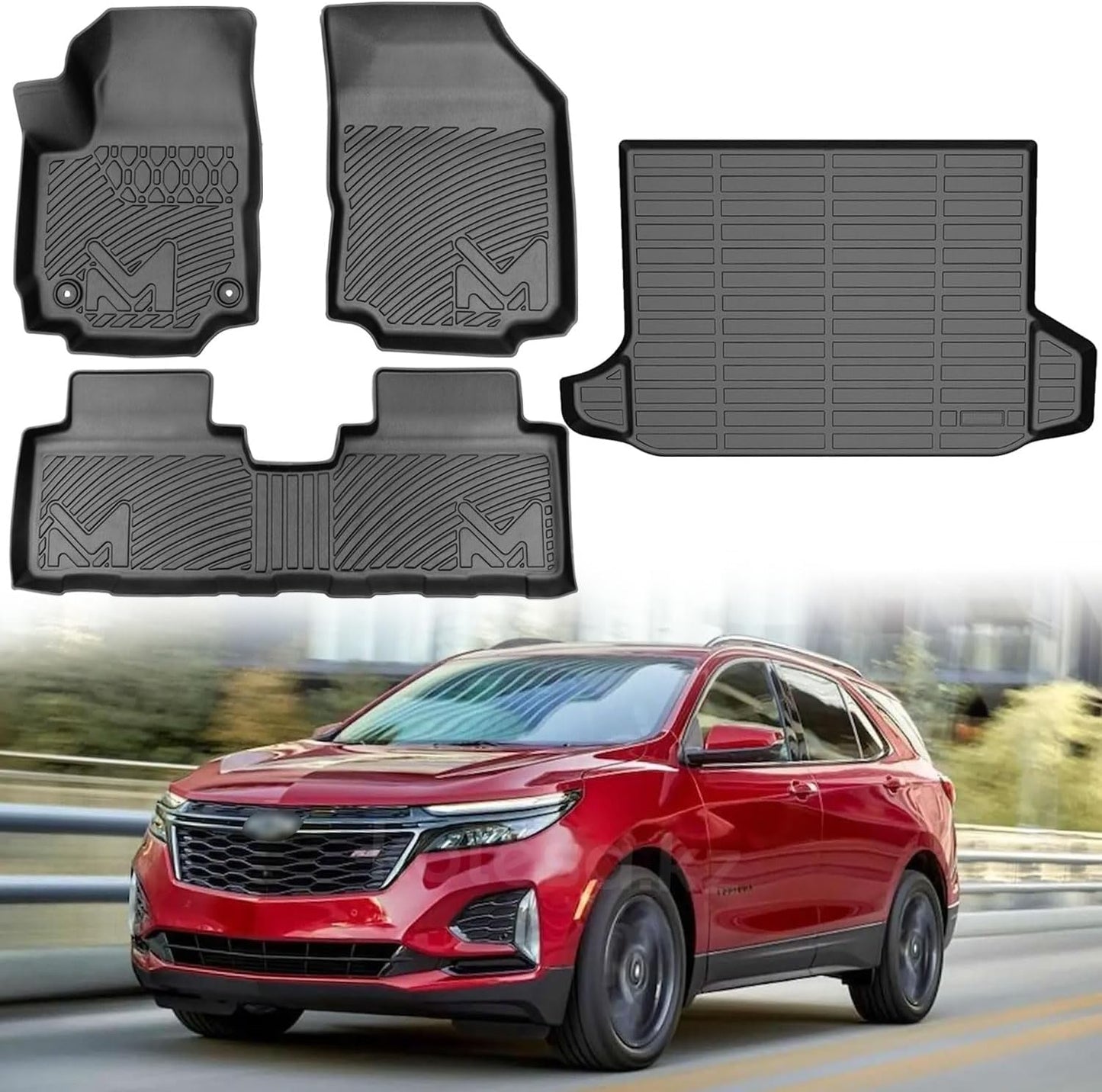 TPE Automotive Floor Mats & Cargo Liner for Chevy Equinox 2018-2024