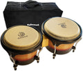 BAHAMUT Bongo Drum Set 7ft + 9ft Wooden Bongos - Powerful, Tunable