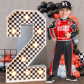Marquee Numbers Race Car Birthday Decorations 3ft Light Up Number