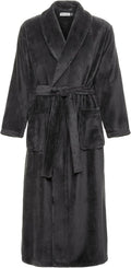 Alexander Del Rossa Long Mens Robe - Full Length Big & Tall Comfort