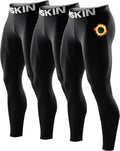 DRSKIN Men's Thermal Compression Pants Tights - Fleece Lined Base