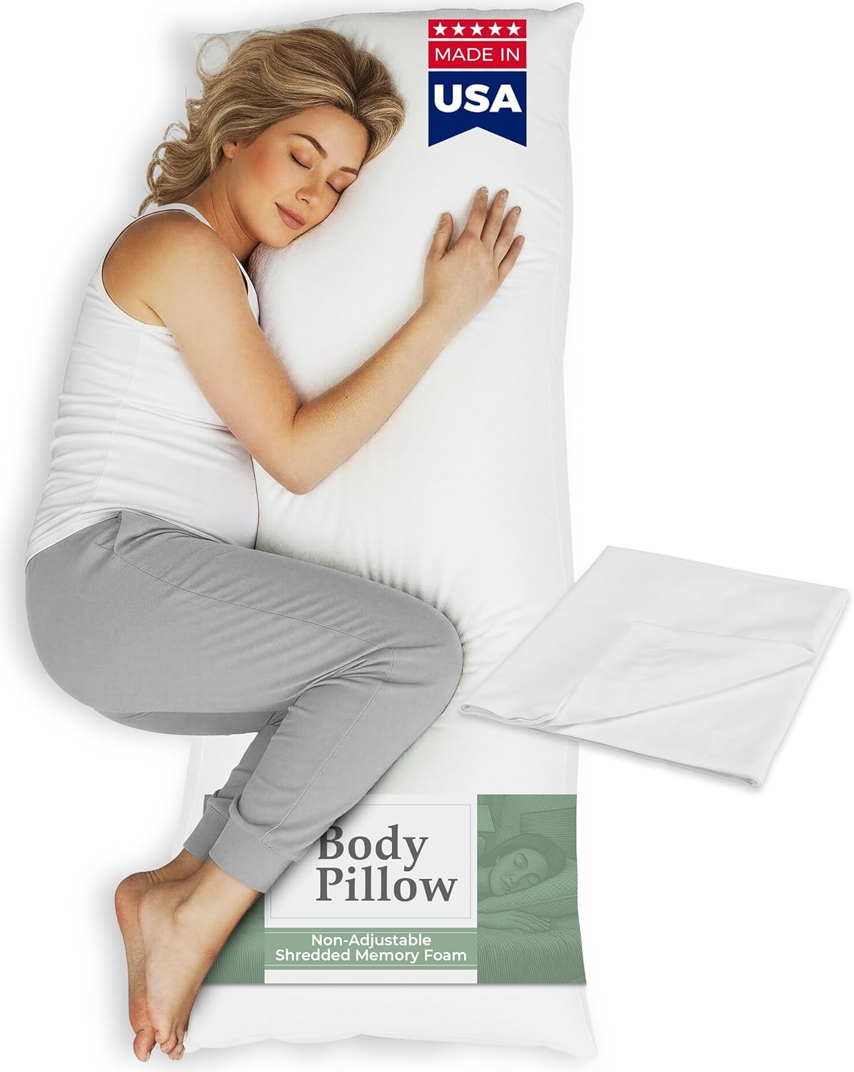 Snuggle-Pedic Body Pillow for Side Sleepers - Ultimate Comfort