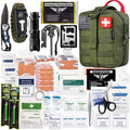 250 PCS Survival First Aid Kit IFAK EMT Molle Pouch - Compact