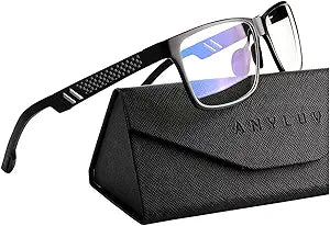 ANYLUV Blue Light Blocking Glasses for Men - Anti Eyestrain