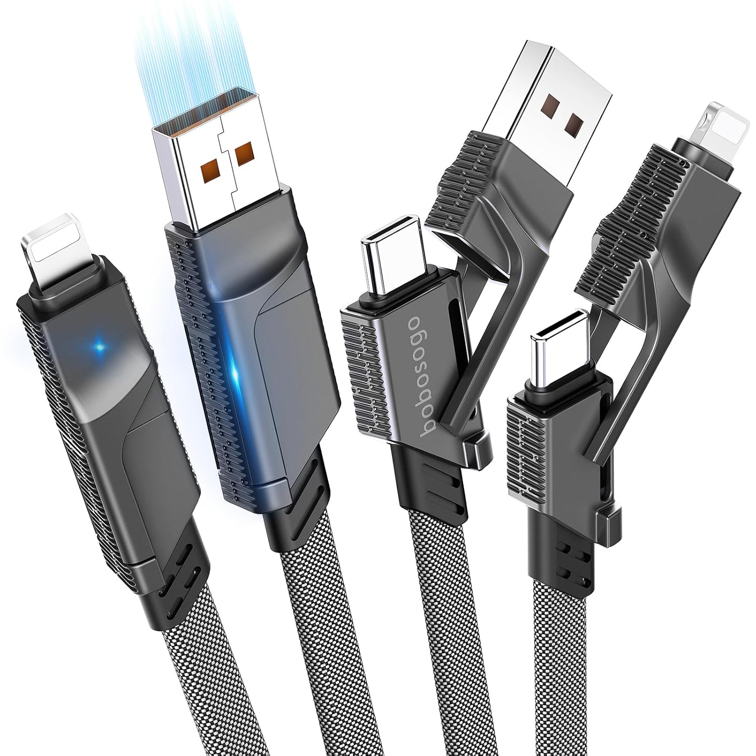 Fast Charge 4-in-1 USB C Cable Set